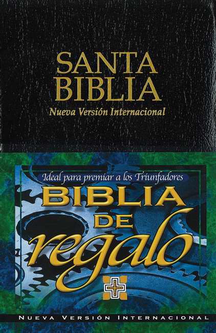 Span-NIV Gift & Award Bible-Black Softcover
