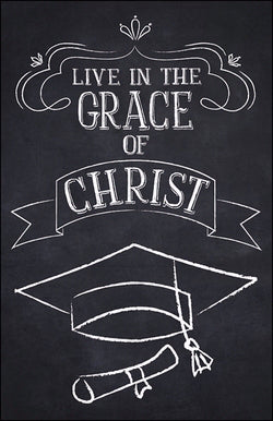 Bulletin-Live In The Grace Of Christ (Graduation)-Legal Size (Pack Of 50) (Pkg-50)