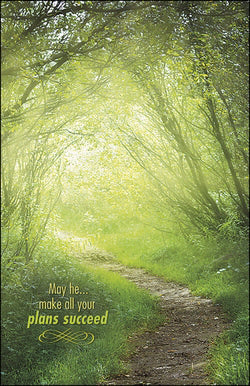 Bulletin-Desire Of Your Heart/Make All Your Plans Succeed (Graduation) (Pack Of 50) (Pkg-50)