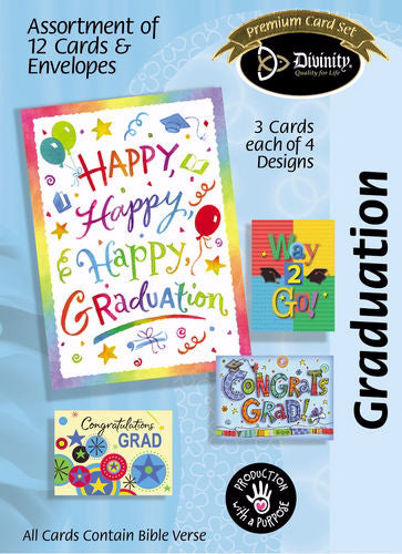 Card-Boxed-Graduation-Happy Happy Happy (Box Of 12)
