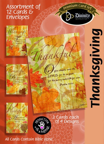 Card-Boxed-Thanksgiving-Harvest Blessings (Box Of 12)