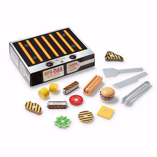 Pretend Play-Grill & Serve BBQ Set (25 Pieces) (Ages 3+)
