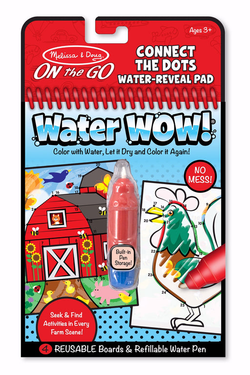 Water Wow!: Connect The Dots-Farm Activity Book (Ages 4+)