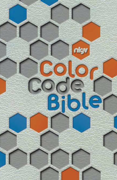 NKJV Color Code Bible-Silver/Blue Leathersoft
