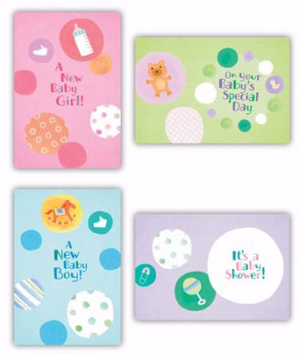 Card-Boxed-Baby Circles (Box Of 12) (Pkg-12)