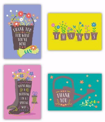 Card-Boxed-Thank You-Potted Plants (Box Of 12) (Pkg-12)