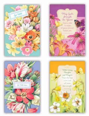 Card-Boxed-Get Well-Marjolein Bastin (Box Of 12) (Pkg-12)