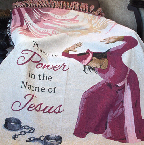 Throw-Power In The Name Of Jesus (4' x 5')