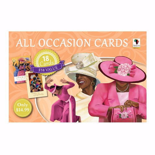 Card-Boxed-All Occasion Assortment #AOAB-700 (Box Of 18) (Pkg-18)