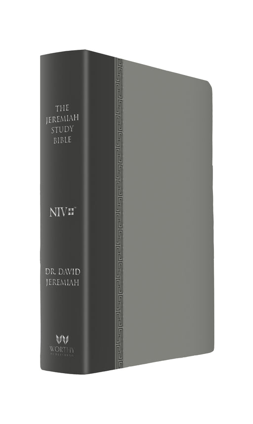 NIV Jeremiah Study Bible-Gray Leatherluxe