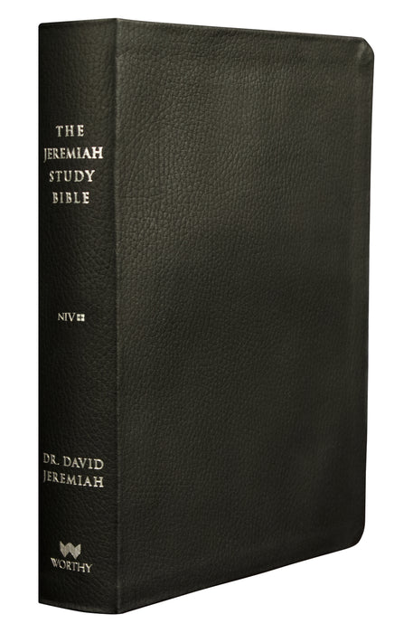NIV Jeremiah Study Bible-Black Genuine Leather