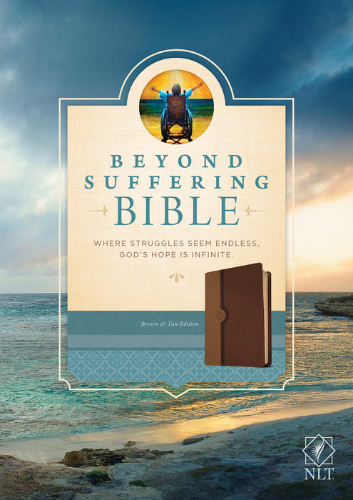 NLT2 Beyond Suffering Bible-Brown/Tan TuTone