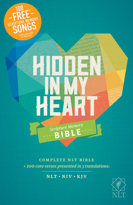 NLT2 Hidden In My Heart Scripture Memory Bible-Softcover