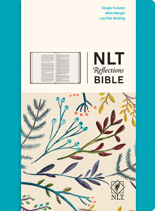 NLT2 Reflections Bible-Ocean Blue-Hardcover