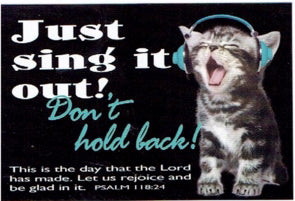 Cards-Pass It On-Just Sing It Out! (3"x2") (Pack of 25) (Pkg-25)