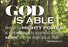 Cards-Pass It On-God Is Able (3"x2") (Pack of 25)  (Pkg-25)