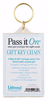 Key Chain-Acrylic-Pass It On (3"x2")
