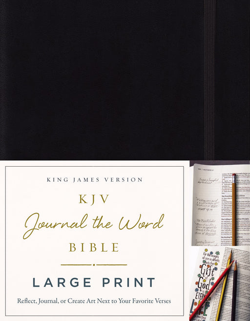 KJV Journal The Word Bible/Large Print-Black Hardcover