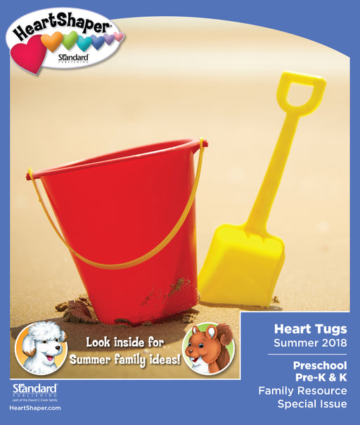 HeartShaper Summer 2018: Preschool/Pre-K &K Heart Tugs Take Home (Pack Of 5) (Pkg-5)