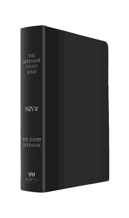 NIV Jeremiah Study Bible-Black Leatherluxe W/Burnished Edges