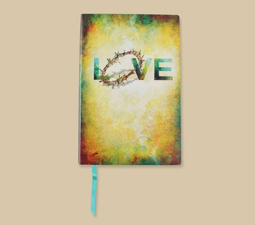 Journal-God's Unfailing LOVE w/Ribbon Bookmark-Leatherlike