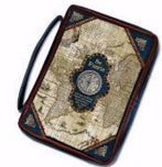 Span-Bible Cover-Nautical/Map-Medium