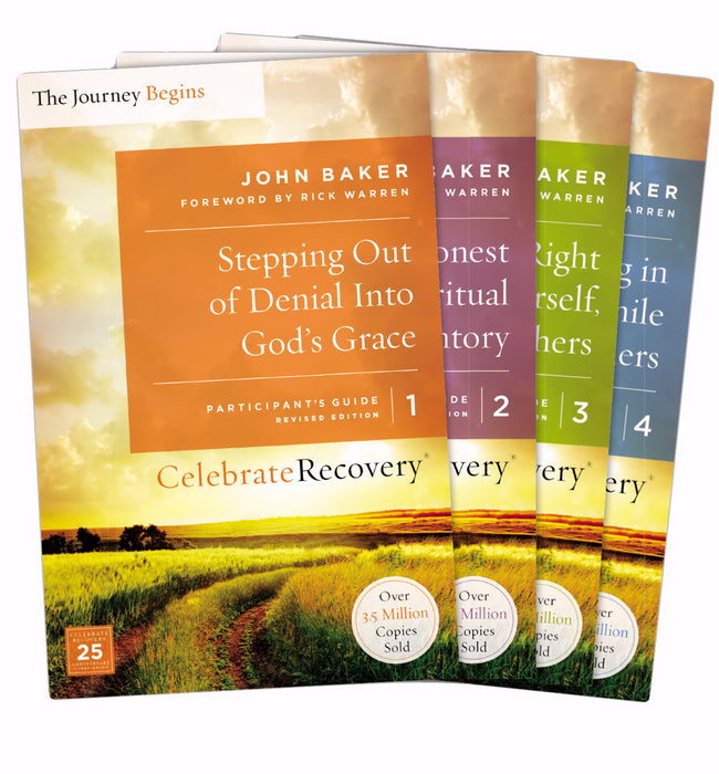 Celebrate Recovery Updated Participant's Guide Set (4 Books)