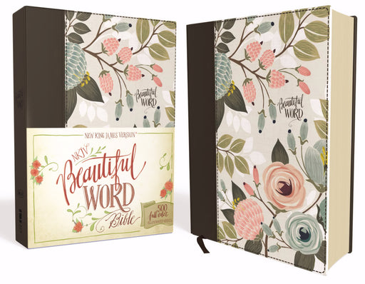 NKJV Beautiful Word Bible-Floral Multicolor Hardcover