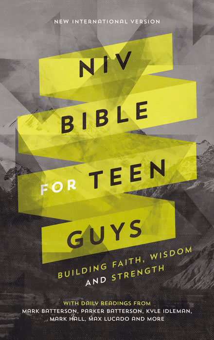 NIV Bible For Teen Guys-Printed Hardcover