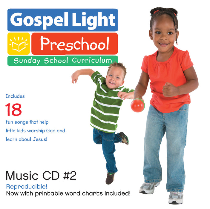 Gospel Light Fall/Winter 2018: Preschool/Pre-K Music #2 CD-Year B (#139011)