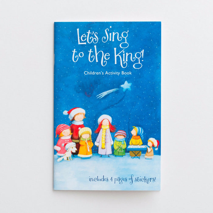 Activity Book w/Stickers-Let's Sing To The King!