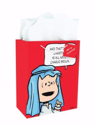 Gift Bag-Specialty-For Unto You-Peanuts-Large