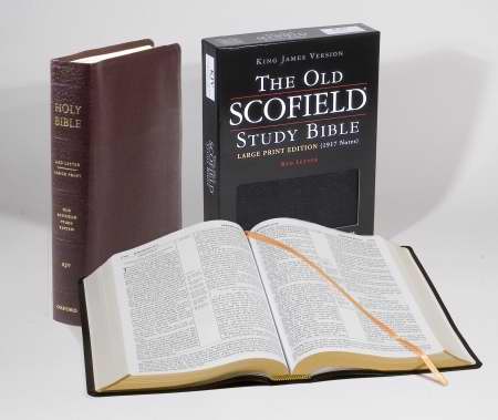 KJV Old Scofield Study Bible/Large Print-Black Bonded Leather