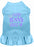 Every Bunny Loves me Screen Print Dog Dress Baby Blue XS (8)