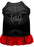 He Is Risen Screen Print Dog Dress Black with Red Med (12)