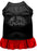 Not Today Satan Screen Print Dog Dress Black with Red Sm (10)