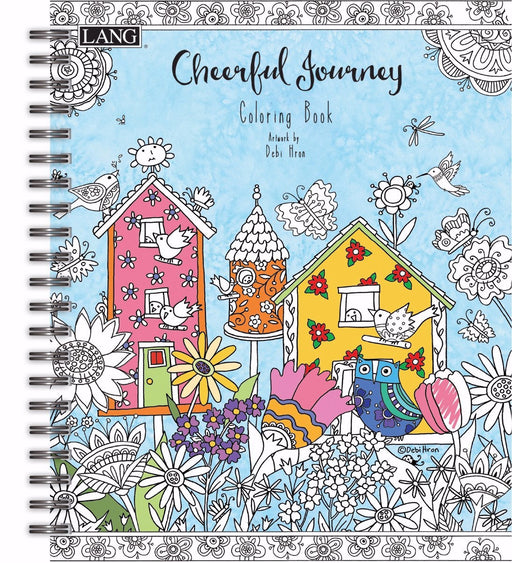 Cheerful Journey Adult Coloring Book