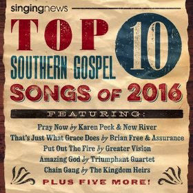 Audio CD-Top 10 Southern Gospel Songs Of 2016