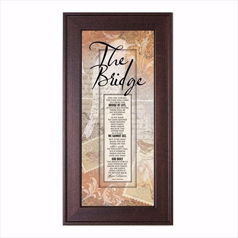 Framed Art-Words of Grace-The Bridge (8" x 16")