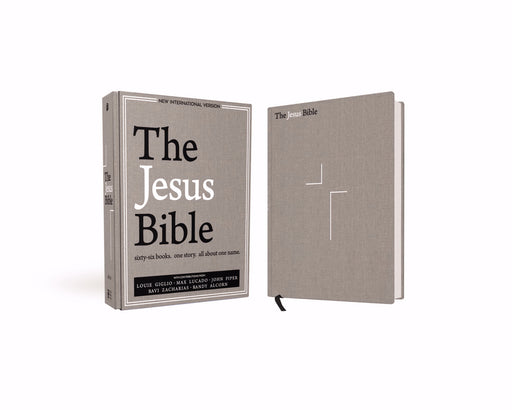 NIV The Jesus Bible-Gray Linen Hardcover