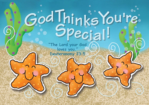 Postcard-God Thinks You're Special! (6 x 4.25) (Pack Of 6) (Pkg-6)
