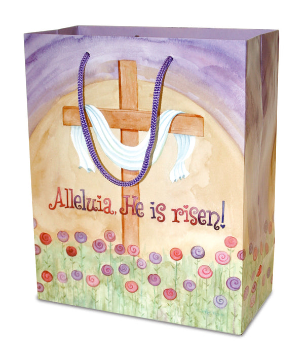 Gift Bag-Easter: Alleluia-Medium (Pack Of 6) (Pkg-6)