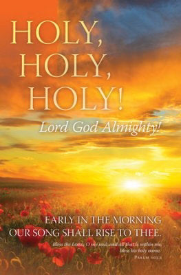 Bulletin-Holy, Holy, Holy, (Psalm 103:1, KJV) (Pack Of 100) (Pkg-100)