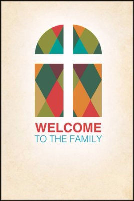 Welcome Folder-Welcome To The Family (Psalm 144:15) (Pack Of 12) (Pkg-12)
