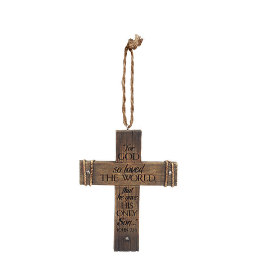 Ornament-Distinctive-Old Rugged Cross (#12148) (SOLD OUT FOR 2018)