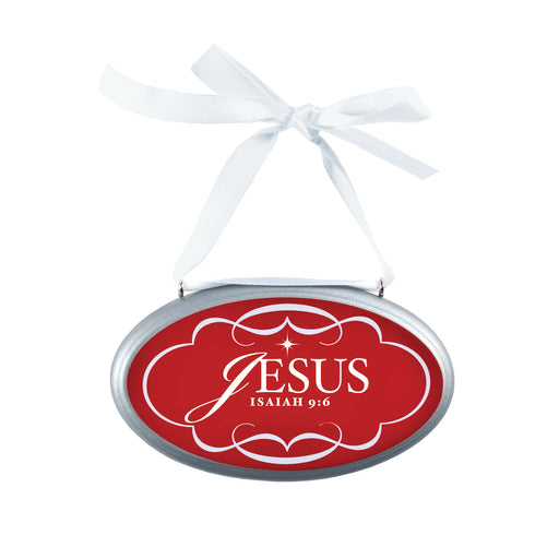 Ornament-Jesus (Oval Plaque Collection) (#12811)