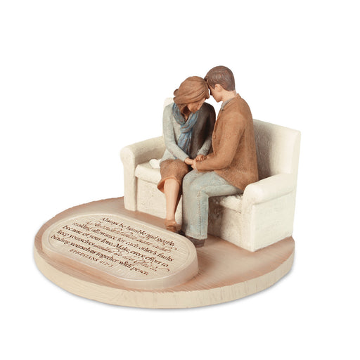 Sculpture-Praying Couple (#20180)