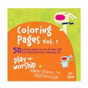 Play-N-Worship Preschoolers Coloring Pages Vol. 1 (ORD SPEEDY#078606