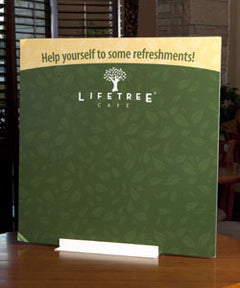 Lifetree Cafe Refreshment Station Sign
