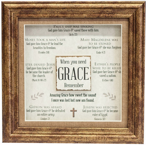 Framed Art-Grace (8.5x8.5) (Divine Inspiration) (20738)
